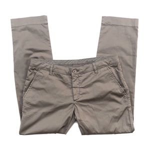 Woolrich Slim Fit Grey Taupe Chino Pants Slacks Business Casual Trousers EUC 29